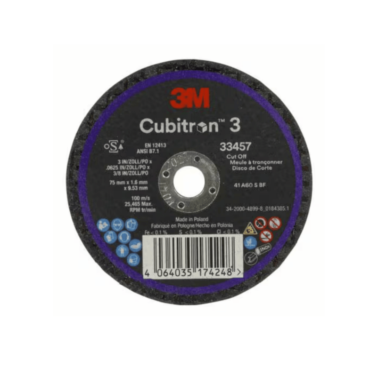 3M Cubitron Cut-Off Wheel 5 Pack