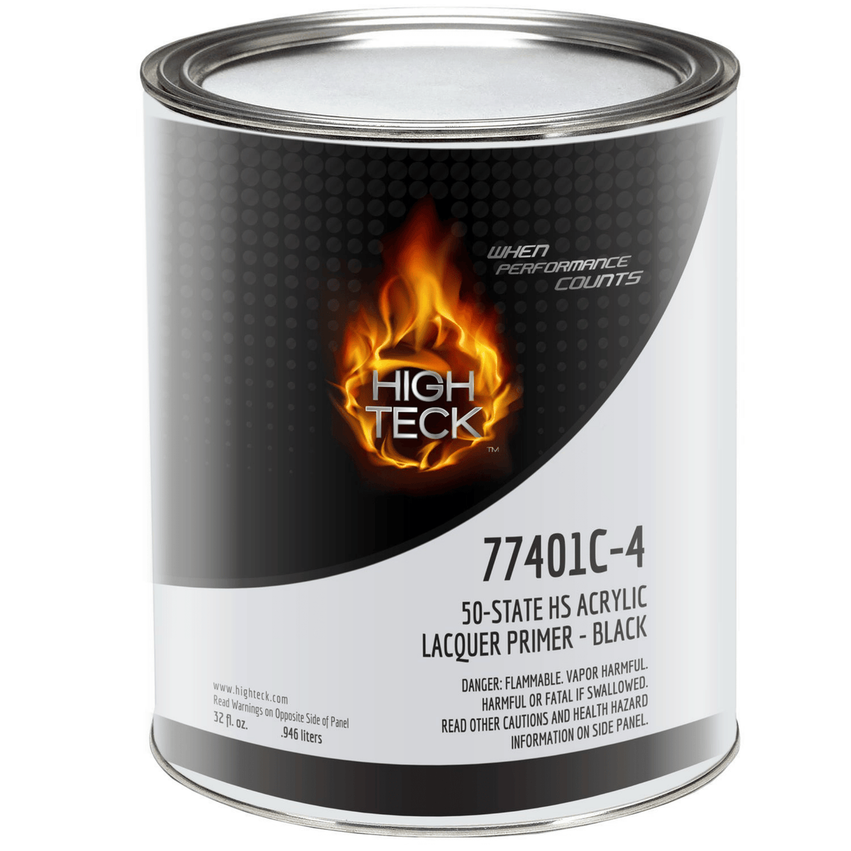 High Teck 77401C High Solids Acrylic Lacquer Primer-Black