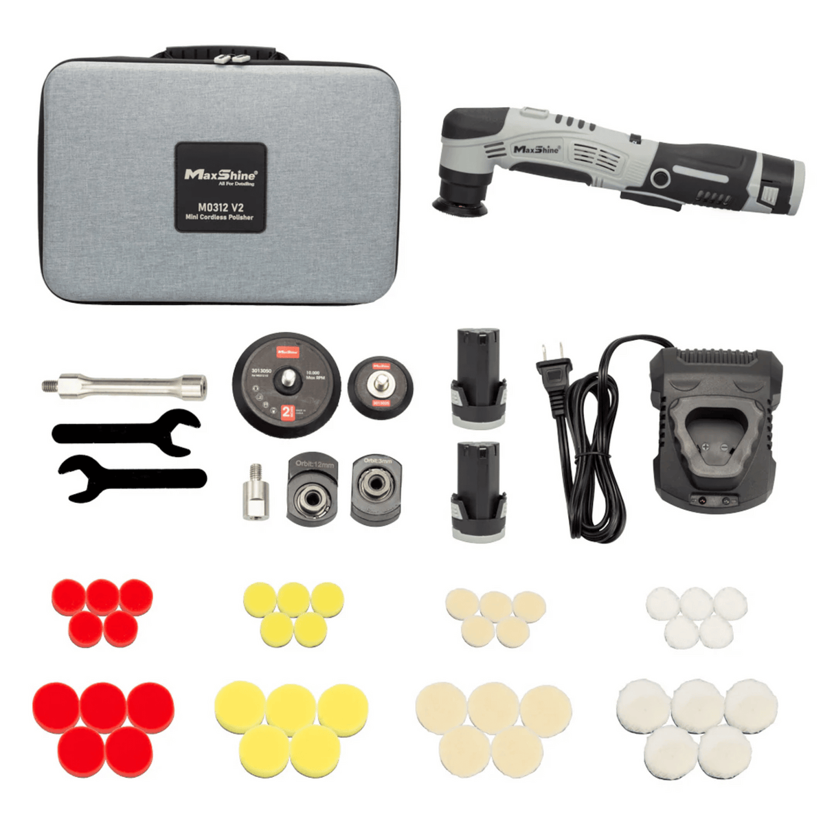 Cordless Dual Action Polisher | M0312 V2 - Cordless Hybrid Rotary & DA