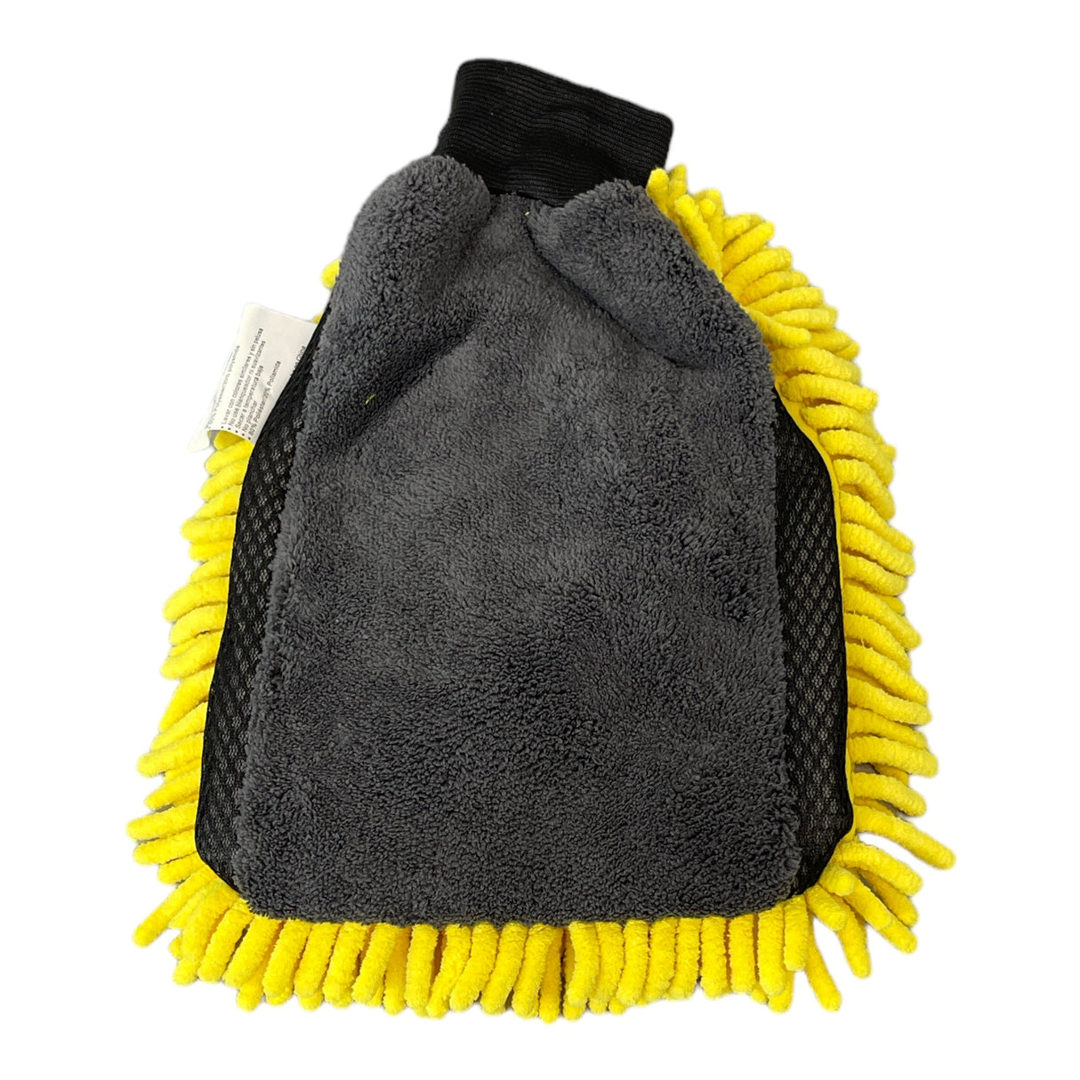 Chenille MicroFiber Wash Mitt Yellow