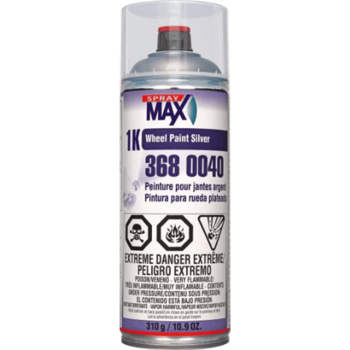 SprayMax 3680040 Wheel Paint Silver