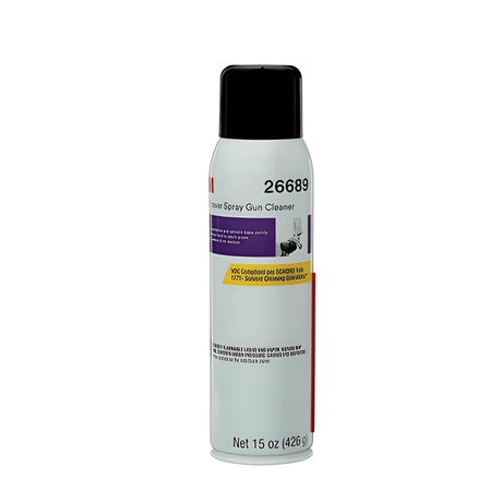 3M 26689 High Power Low VOC Spray Gun Cleaner 16oz