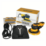6" DEROS 650CV, 5mm orbit, vacuum-ready finishing sander w/case