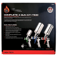 High Teck Performance Series Complete 3-Gun HVLP Paint and Touch Up Set