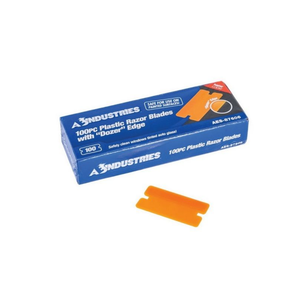 AES Industries 87606 Dozer Edge Razor Blade Plastic