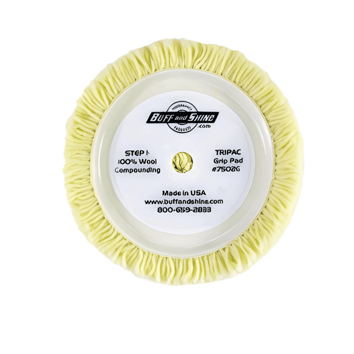 BUFF and SHINE 7502G Buffing Grip Pad, 7-1/2" Hook & Loop