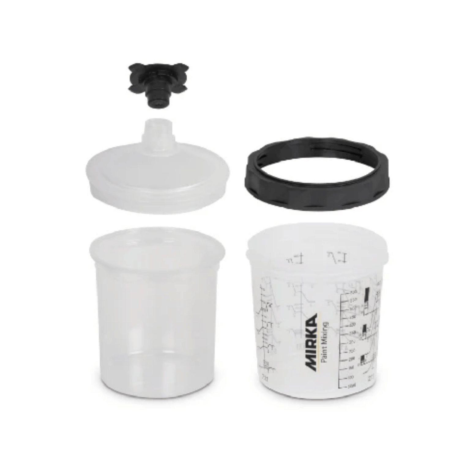 Paint Cup System with 125µm Filter Lids