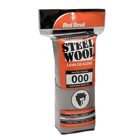 Red Devil 0311 Buff and Polish Abrasive Wool #000 Extra Fine Grade