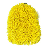 Chenille MicroFiber Wash Mitt Yellow