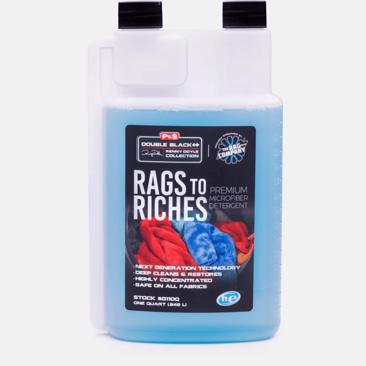 Rags To Riches - Microfiber Detegent Quart